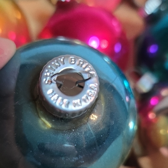 Shiny Bright Vintage Mercury Glass Multicolor Holiday Ornament - Picture 6 of 11